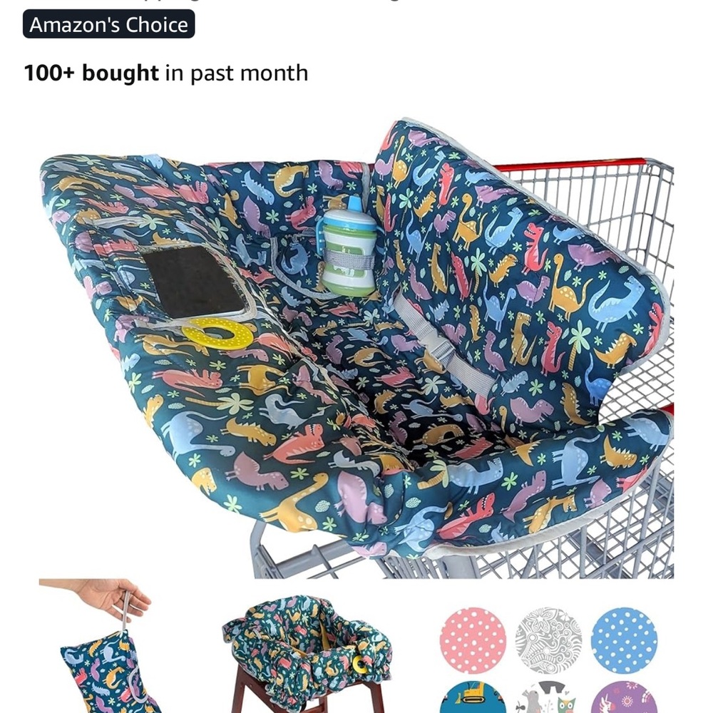 Amazon Kids Shopping Cart Cover - Multicolor